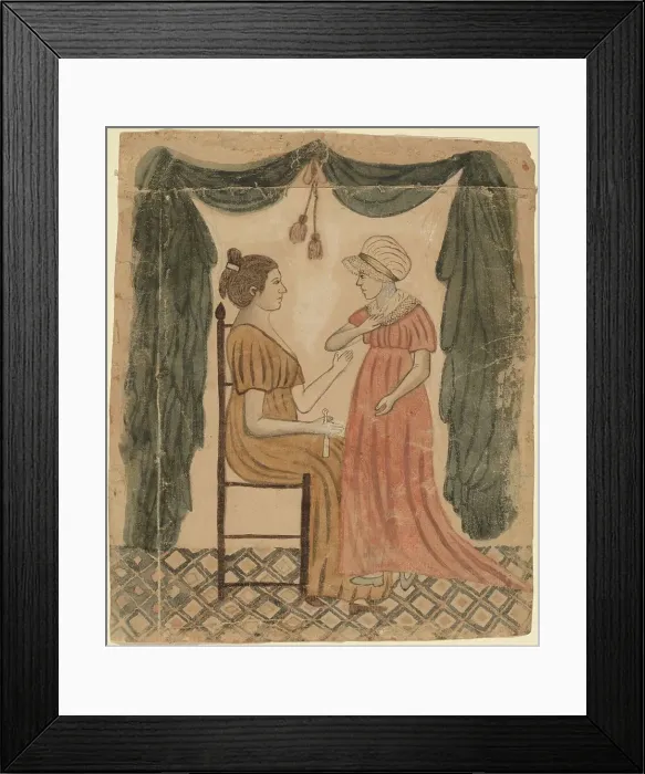 Framed Print : Mother and Daughter. Creator: Eunice Pinney Framed Print : Mother and Daughter. Creator: Eunice Pinney