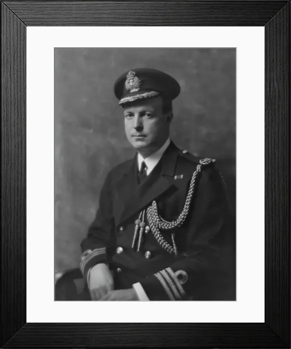 Framed Print : Commander Blakewood, portrait photograph, 1918 Feb. 13. Creator: Arnold Genthe Framed Print : Commander Blakewood, portrait photograph, 1918 Feb. 13. Creator: Arnold Genthe