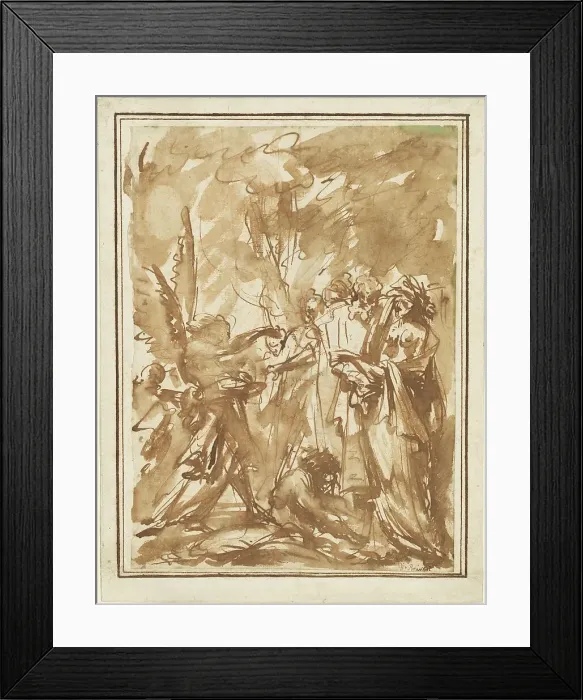 Framed Print : Scherzo with Antique Figures, 1744 / 1745. Creator: Giovanni Battista Piranesi Framed Print : Scherzo with Antique Figures, 1744 / 1745. Creator: Giovanni Battista Piranesi