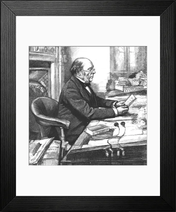 Framed Print : The Late Right Honourable W.H.Smith, M.P. 1825-1891, 1891. Creator: Unknown Framed Print : The Late Right Honourable W.H.Smith, M.P. 1825-1891, 1891. Creator: Unknown