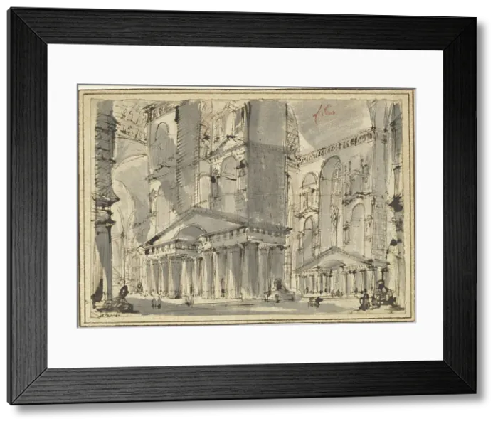 Framed Print : Fantasy of an Ancient Bath, 1755 / 1760. Creator: Giovanni Battista Piranesi Framed Print : Fantasy of an Ancient Bath, 1755 / 1760. Creator: Giovanni Battista Piranesi