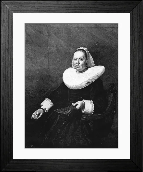 Framed Print : Portrait of a Dutch Lady, after Bartholomew Van Der Helst, 1891. Creator: Bartholomeus van der Helst Framed Print : Portrait of a Dutch Lady, after Bartholomew Van Der Helst, 1891. Creator: Bartholomeus van der Helst