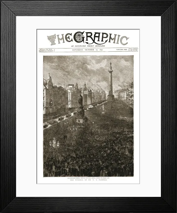Framed Print : The Graphic, Front Cover Saturday, October 17, 1891, 1891. Creator: Unknown Framed Print : The Graphic, Front Cover Saturday, October 17, 1891, 1891. Creator: Unknown