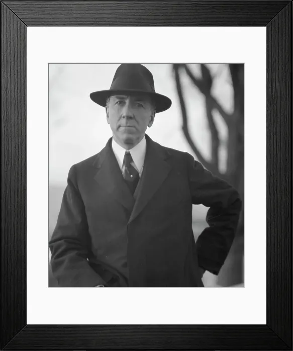Framed Print : Bosworth, William Welles, Mr. portrait photograph, between 1916 and 1918. Creator: Arnold Genthe Framed Print : Bosworth, William Welles, Mr. portrait photograph, between 1916 and 1918. Creator: Arnold Genthe