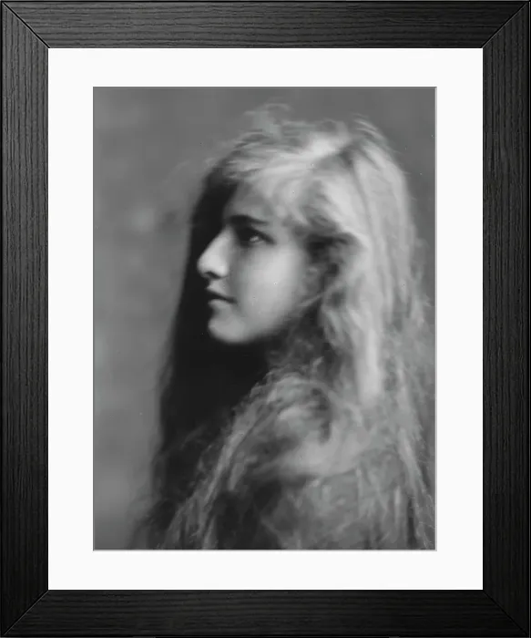 Framed Print : Perkins, Miss, portrait photograph, 1914 Apr. 23. Creator: Arnold Genthe Framed Print : Perkins, Miss, portrait photograph, 1914 Apr. 23. Creator: Arnold Genthe