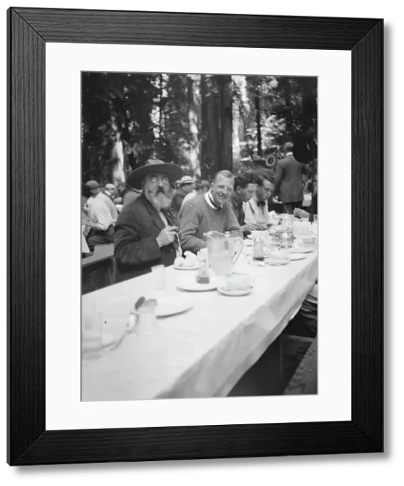 Framed Print : Bohemian Club Grove scene, between 1896 and 1911. Creator: Arnold Genthe Framed Print : Bohemian Club Grove scene, between 1896 and 1911. Creator: Arnold Genthe