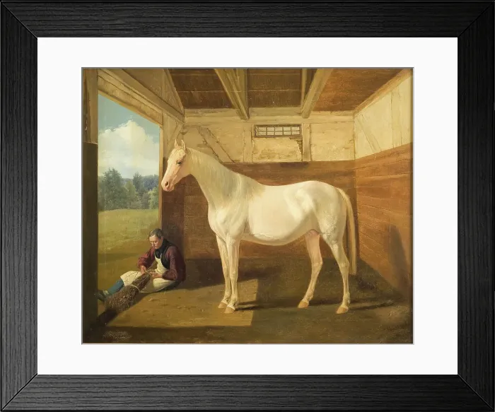 Framed Print : Svanhvide, 1840-1849. Creator: Fritz Thomsen Framed Print : Svanhvide, 1840-1849. Creator: Fritz Thomsen