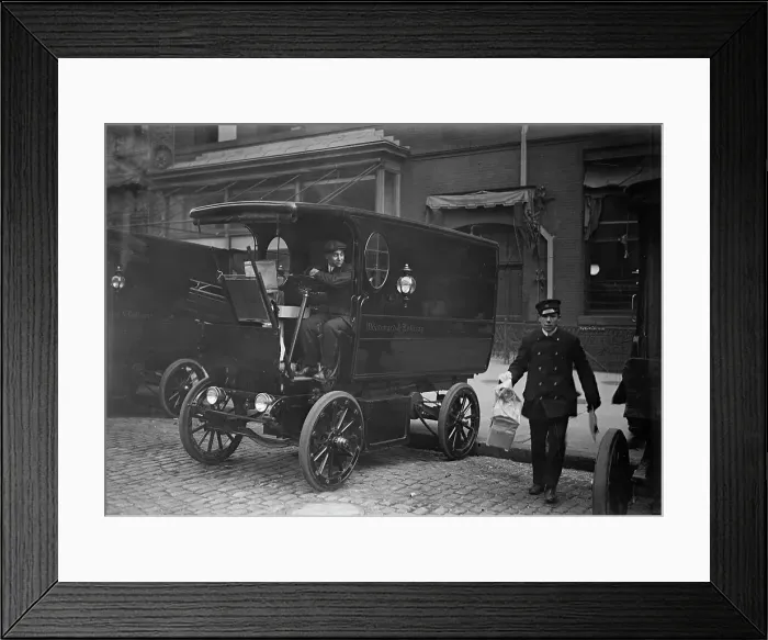 Framed Print : Woodward & Lothrop's Department Store, Washington, D.C. Trucks, 1912. Creator: Unknown. Woodward & Lothrop's Department Store, Washington, D.C. Trucks, 1912. Creator: Unknown Framed Print : Woodward & Lothrop's Department Store, Washington, D.C. Trucks, 1912. Creator: Unknown. Woodward & Lothrop's Department Store, Washington, D.C. Trucks, 1912. Creator: Unknown