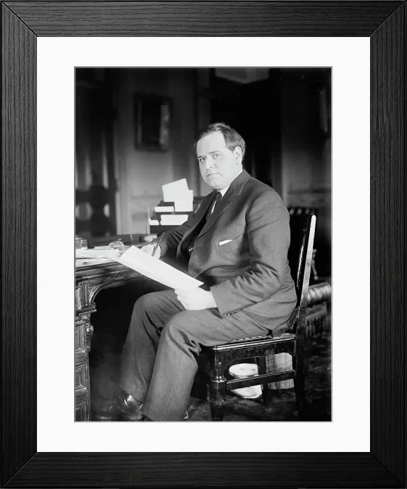 Framed Print : Manton M. Wyvell, Private Secretary To Sec. Bryan, State Department, 1913. Creator: Unknown Framed Print : Manton M. Wyvell, Private Secretary To Sec. Bryan, State Department, 1913. Creator: Unknown