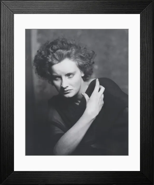 Framed Print : Portrait photograph of Greta Garbo, 1925 July. Creator: Arnold Genthe Framed Print : Portrait photograph of Greta Garbo, 1925 July. Creator: Arnold Genthe