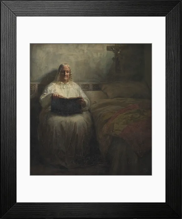 Framed Print : Leonora Christina in the Maribo Monastery, 1882. Creator: Kristian Zahrtmann Framed Print : Leonora Christina in the Maribo Monastery, 1882. Creator: Kristian Zahrtmann