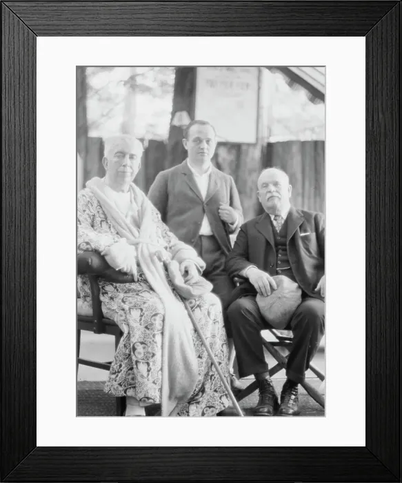 Framed Print : Bohemian Club members, portrait photograph, 1927? Creator: Arnold Genthe Framed Print : Bohemian Club members, portrait photograph, 1927? Creator: Arnold Genthe