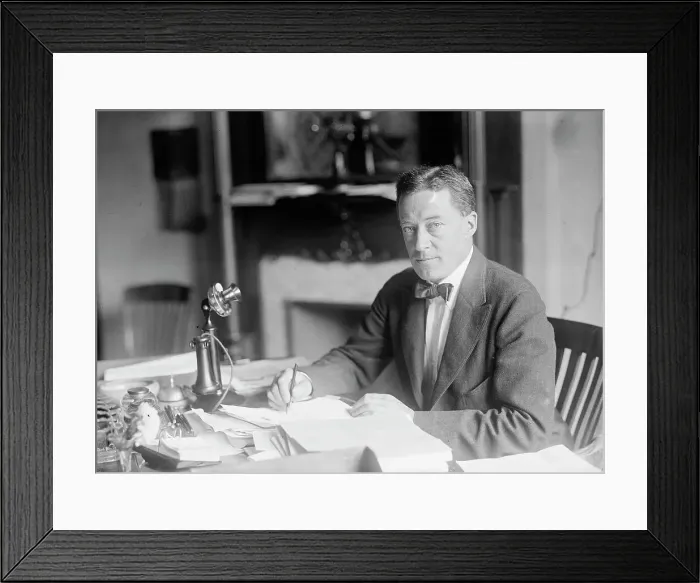 Framed Print : Fred C. Wolcott, 1917 or 1918. Creator: Unknown Framed Print : Fred C. Wolcott, 1917 or 1918. Creator: Unknown