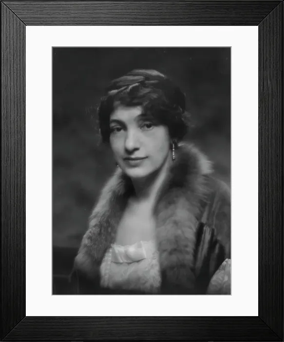 Framed Print : Putnam, Alice, Miss, portrait photograph, 1913. Creator: Arnold Genthe Framed Print : Putnam, Alice, Miss, portrait photograph, 1913. Creator: Arnold Genthe