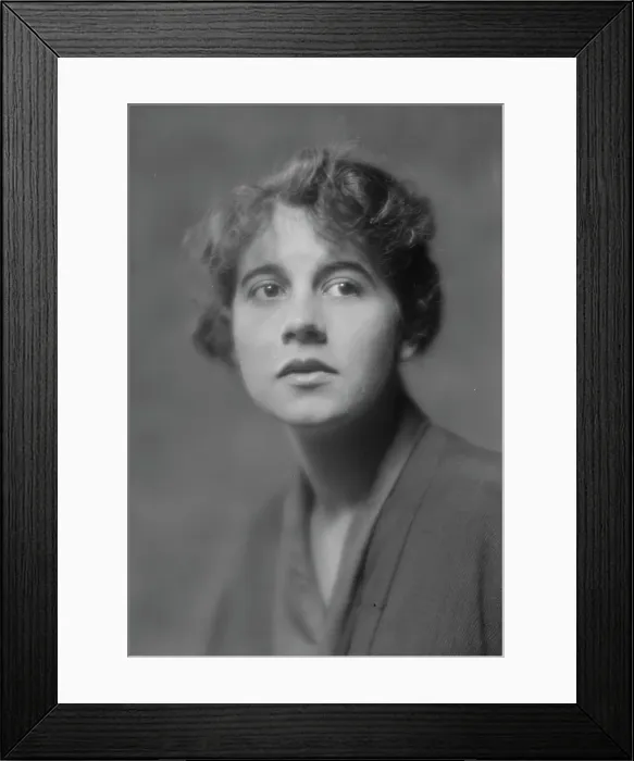 Framed Print : Quinn, Miss, friend of, portrait photograph, 1915. Creator: Arnold Genthe Framed Print : Quinn, Miss, friend of, portrait photograph, 1915. Creator: Arnold Genthe