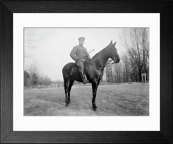 Framed Print : Major General Leonard Wood, U.S. Army, 1913. Creator: Unknown Framed Print : Major General Leonard Wood, U.S. Army, 1913. Creator: Unknown
