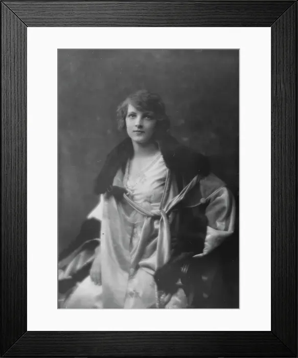 Framed Print : Miss Grace Burt, portrait photograph, 1918 Jan. 19. Creator: Arnold Genthe Framed Print : Miss Grace Burt, portrait photograph, 1918 Jan. 19. Creator: Arnold Genthe