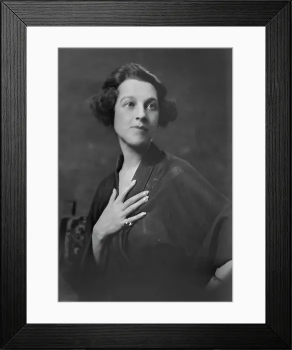 Framed Print : Mrs. James Bush, portrait photograph, 1919 Nov. 18. Creator: Arnold Genthe Framed Print : Mrs. James Bush, portrait photograph, 1919 Nov. 18. Creator: Arnold Genthe