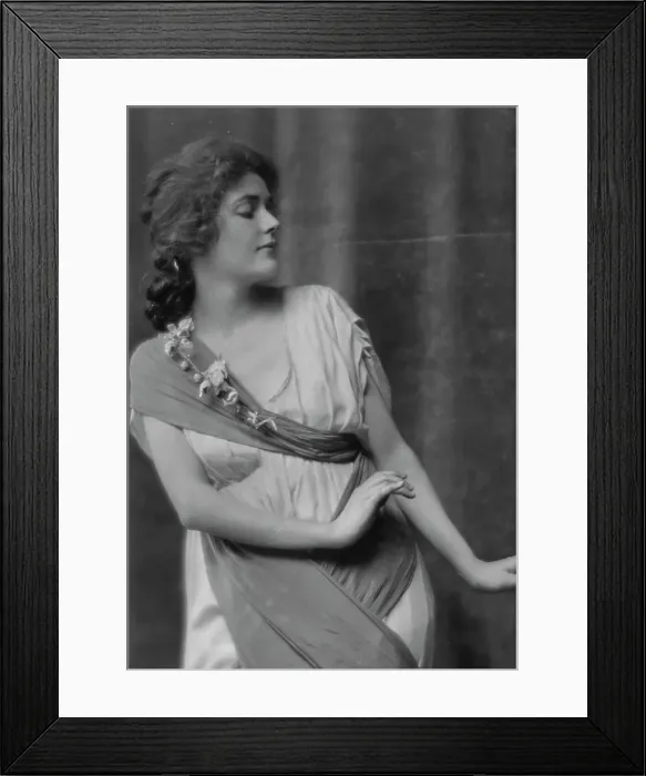 Framed Print : Ray, Adele, Miss, portrait photograph, 1914 July 8. Creator: Arnold Genthe Framed Print : Ray, Adele, Miss, portrait photograph, 1914 July 8. Creator: Arnold Genthe