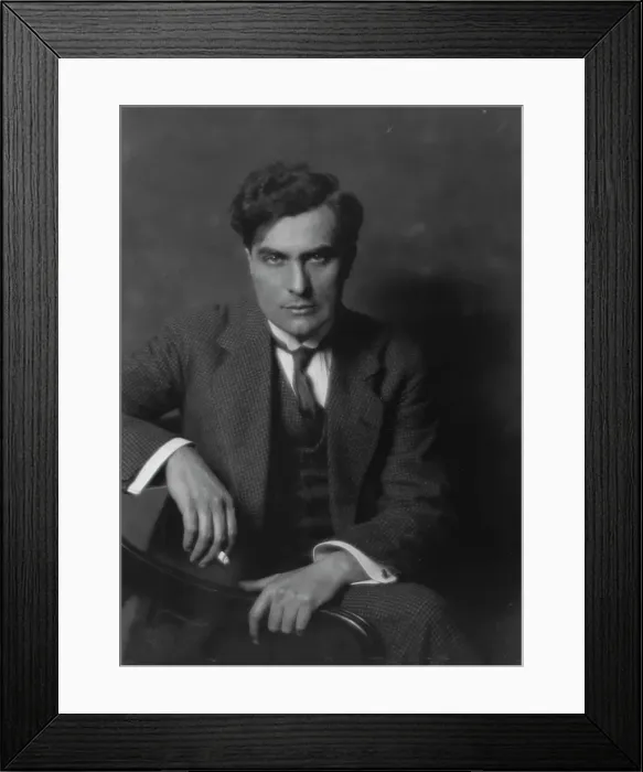 Framed Print : Vares, Mr. portrait photograph, 1916 Mar. 3. Creator: Arnold Genthe
