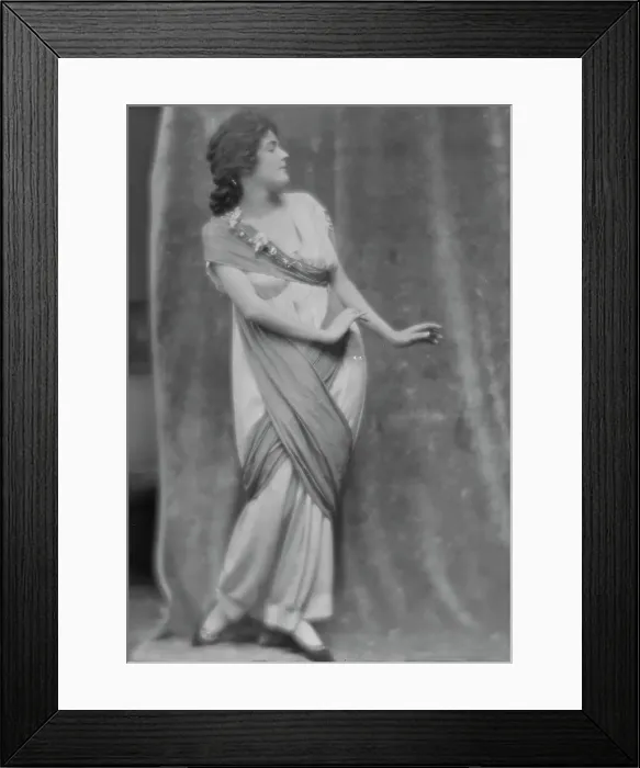 Framed Print : Ray, Adele, Miss, portrait photograph, 1914 July 8. Creator: Arnold Genthe Framed Print : Ray, Adele, Miss, portrait photograph, 1914 July 8. Creator: Arnold Genthe