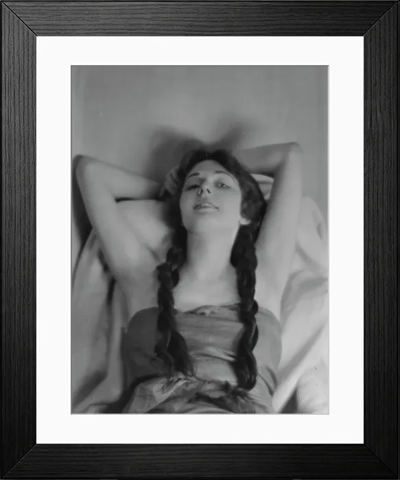 Framed Print : Ray, Adele, Miss, portrait photograph, 1916 Feb. 1. Creator: Arnold Genthe Framed Print : Ray, Adele, Miss, portrait photograph, 1916 Feb. 1. Creator: Arnold Genthe