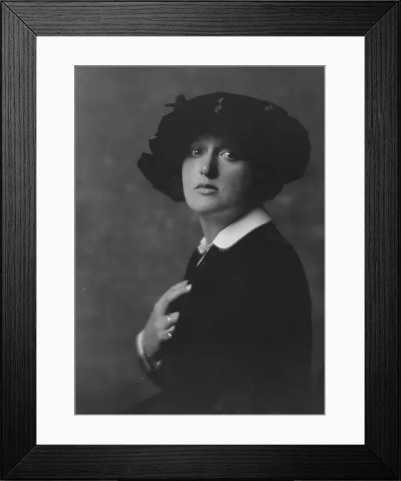 Framed Print : Reed, Florence, Miss, portrait photograph, 1916 Oct. 5. Creator: Arnold Genthe