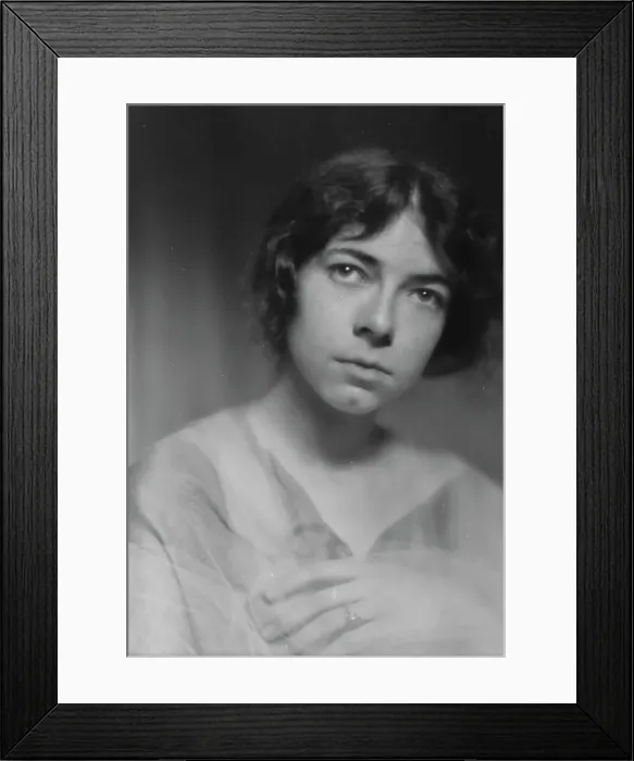 Framed Print : Velie, Marjorie, Miss, portrait photograph, 1913. Creator: Arnold Genthe Framed Print : Velie, Marjorie, Miss, portrait photograph, 1913. Creator: Arnold Genthe