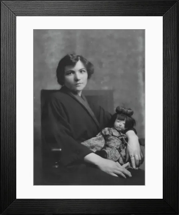 Framed Print : Victors, Miss, portrait photograph, 1915 May 18. Creator: Arnold Genthe Framed Print : Victors, Miss, portrait photograph, 1915 May 18. Creator: Arnold Genthe