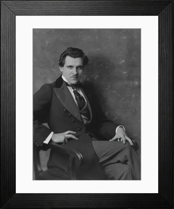 Framed Print : Votichenko, Sacha, Mr. portrait photograph, 1916 May 3. Creator: Arnold Genthe Framed Print : Votichenko, Sacha, Mr. portrait photograph, 1916 May 3. Creator: Arnold Genthe