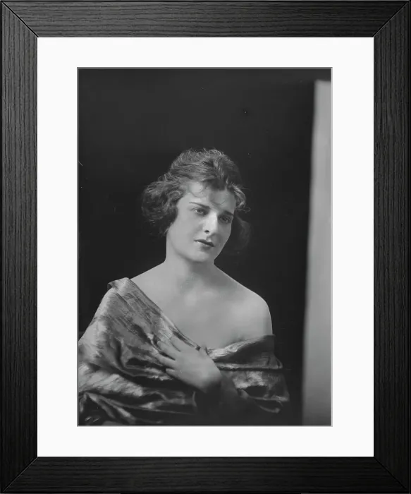 Framed Print : Miss Chaffee, portrait photograph, 1919 Jan. 4. Creator: Arnold Genthe Framed Print : Miss Chaffee, portrait photograph, 1919 Jan. 4. Creator: Arnold Genthe