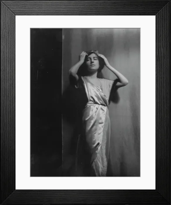 Framed Print : Rice, Muriel, Miss, portrait photograph, 1913. Creator: Arnold Genthe Framed Print : Rice, Muriel, Miss, portrait photograph, 1913. Creator: Arnold Genthe