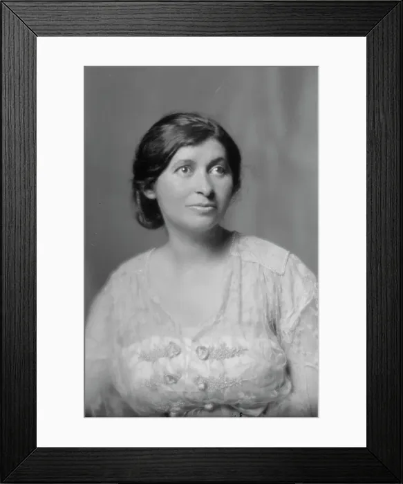 Framed Print : Walling, Anna Strunsky, portrait photograph, 1914 May 27. Creator: Arnold Genthe Framed Print : Walling, Anna Strunsky, portrait photograph, 1914 May 27. Creator: Arnold Genthe