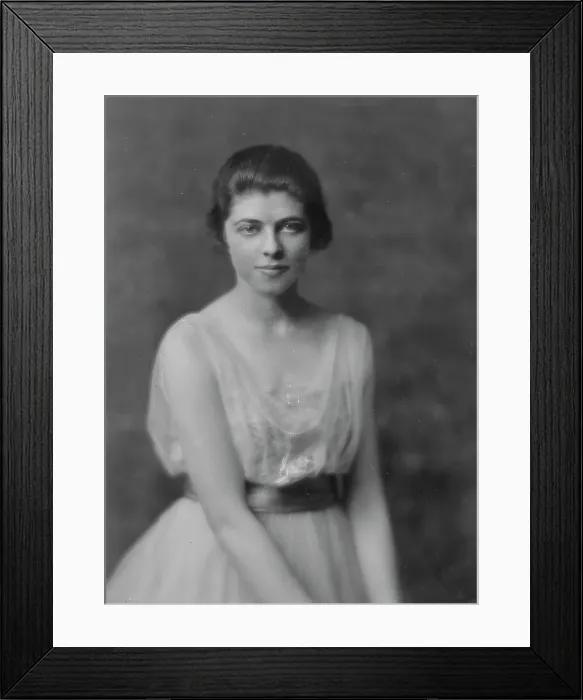 Framed Print : Rice, Virginia, Miss, portrait photograph, 1916. Creator: Arnold Genthe Framed Print : Rice, Virginia, Miss, portrait photograph, 1916. Creator: Arnold Genthe