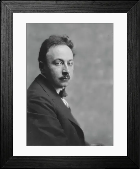 Framed Print : Riesenfeld, Mr. portrait photograph, 1916. Creator: Arnold Genthe Framed Print : Riesenfeld, Mr. portrait photograph, 1916. Creator: Arnold Genthe