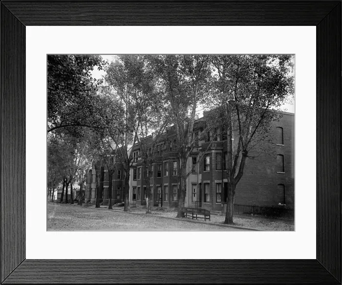 Framed Print : Unidentified Street Scene, 1913. Creator: Unknown Framed Print : Unidentified Street Scene, 1913. Creator: Unknown