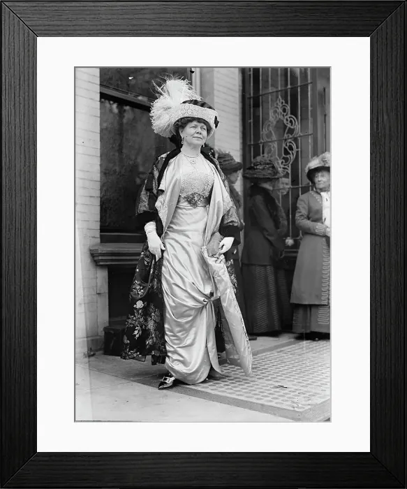 Framed Print : Unidentified Woman at Mrs. W. Wilson, 1st Breakfast, 1913. Creator: Unknown Framed Print : Unidentified Woman at Mrs. W. Wilson, 1st Breakfast, 1913. Creator: Unknown