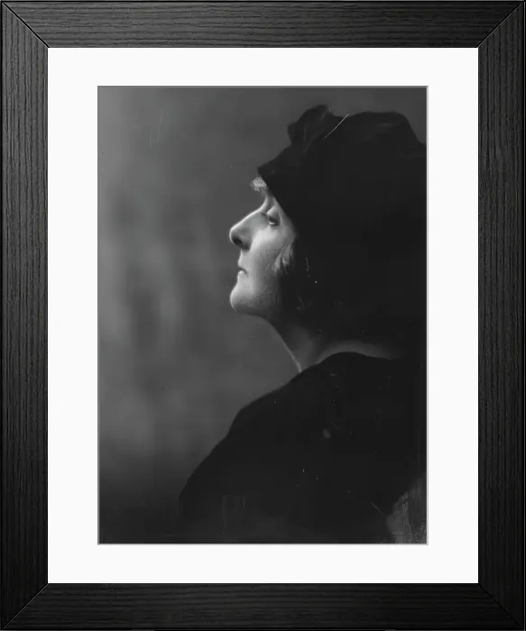 Framed Print : Warfield, Irene, Miss, portrait photograph, 1917. Creator: Arnold Genthe Framed Print : Warfield, Irene, Miss, portrait photograph, 1917. Creator: Arnold Genthe