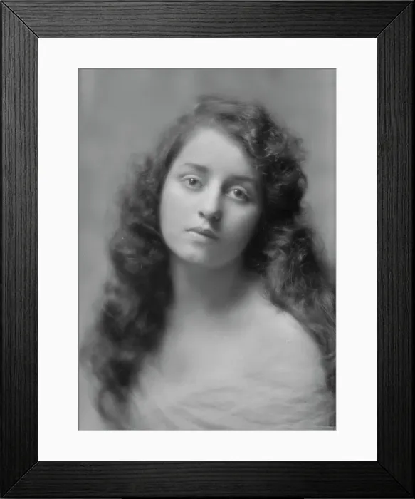 Framed Print : Risser, Marguerite, Miss, portrait photograph, 1915 Feb. 9. Creator: Arnold Genthe Framed Print : Risser, Marguerite, Miss, portrait photograph, 1915 Feb. 9. Creator: Arnold Genthe