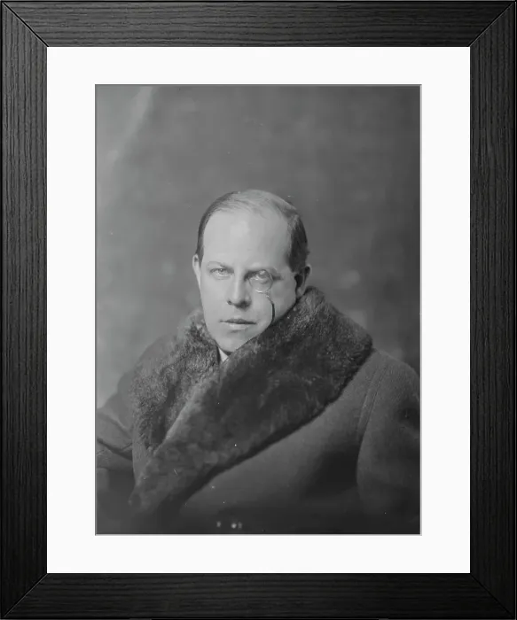 Framed Print : Count Cisneros, portrait photograph, 1919 Feb. 28. Creator: Arnold Genthe Framed Print : Count Cisneros, portrait photograph, 1919 Feb. 28. Creator: Arnold Genthe