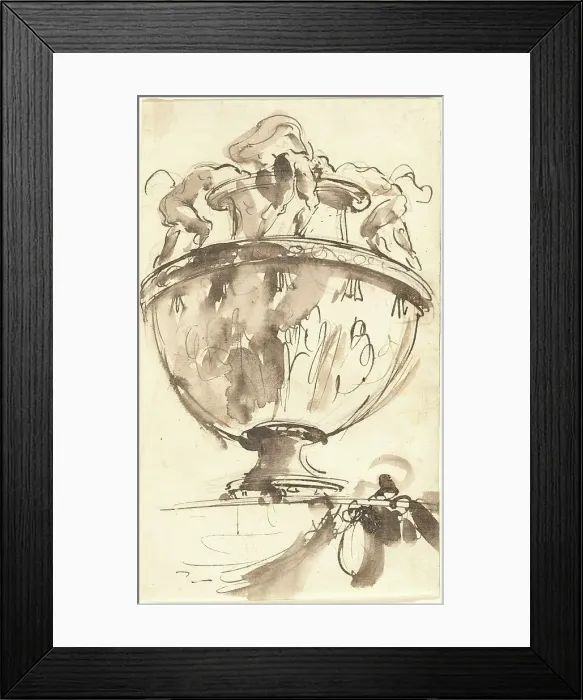 Framed Print : A Fantastic Vase, 1746 / 1747. Creator: Giovanni Battista Piranesi Framed Print : A Fantastic Vase, 1746 / 1747. Creator: Giovanni Battista Piranesi