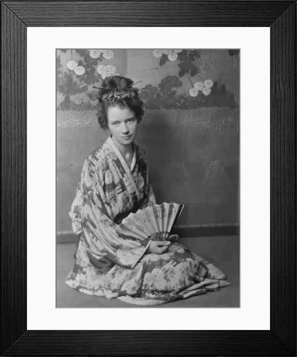 Framed Print : Miss Cook, portrait photograph, 1919 May 10. Creator: Arnold Genthe Framed Print : Miss Cook, portrait photograph, 1919 May 10. Creator: Arnold Genthe