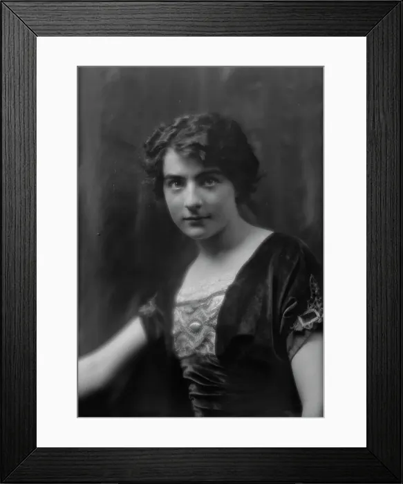 Framed Print : Rubner, Dagmar, Miss, portrait photograph, 1912 Nov. 24. Creator: Arnold Genthe Framed Print : Rubner, Dagmar, Miss, portrait photograph, 1912 Nov. 24. Creator: Arnold Genthe