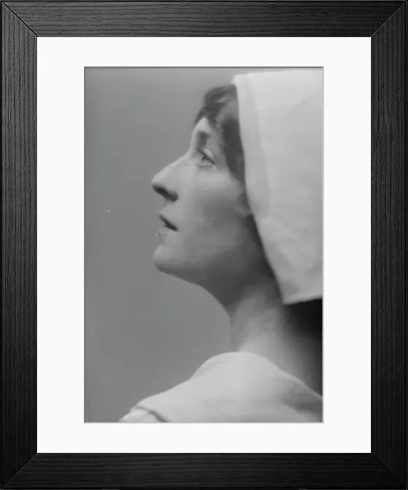 Framed Print : Weston, Lucy, Miss, portrait photograph, 1915 Oct. 2. Creator: Arnold Genthe Framed Print : Weston, Lucy, Miss, portrait photograph, 1915 Oct. 2. Creator: Arnold Genthe