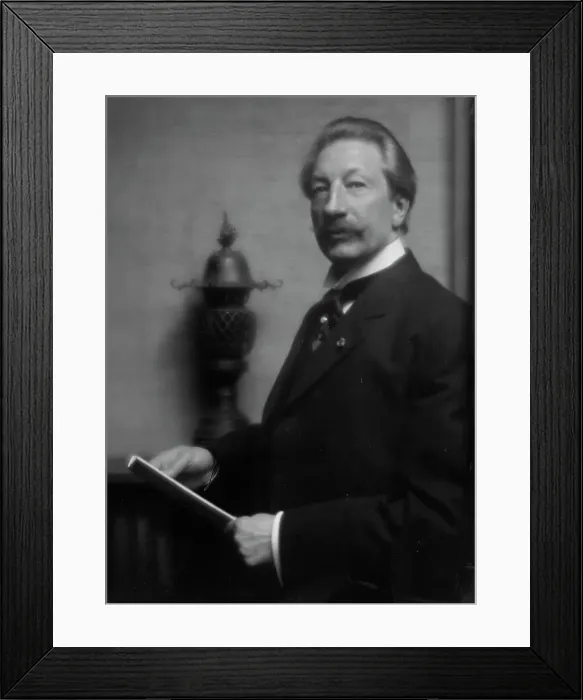 Framed Print : Rubner, Mr. portrait photograph, 1913. Creator: Arnold Genthe Framed Print : Rubner, Mr. portrait photograph, 1913. Creator: Arnold Genthe