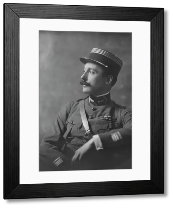 Framed Print : Commandant Crovoisier, portrait photograph, 1919 Feb. 3. Creator: Arnold Genthe Framed Print : Commandant Crovoisier, portrait photograph, 1919 Feb. 3. Creator: Arnold Genthe