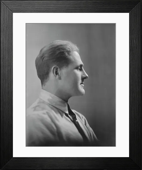 Framed Print : Sargeant [sic] Cutler, portrait photograph, 1919 Feb. 18. Creator: Arnold Genthe