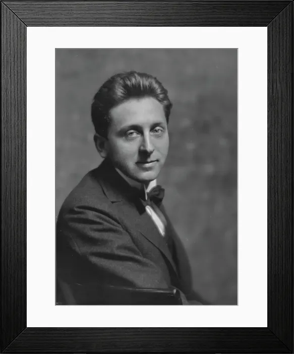 Framed Print : Schnabel, Mr. portrait photograph, 1916 Mar. 28. Creator: Arnold Genthe Framed Print : Schnabel, Mr. portrait photograph, 1916 Mar. 28. Creator: Arnold Genthe