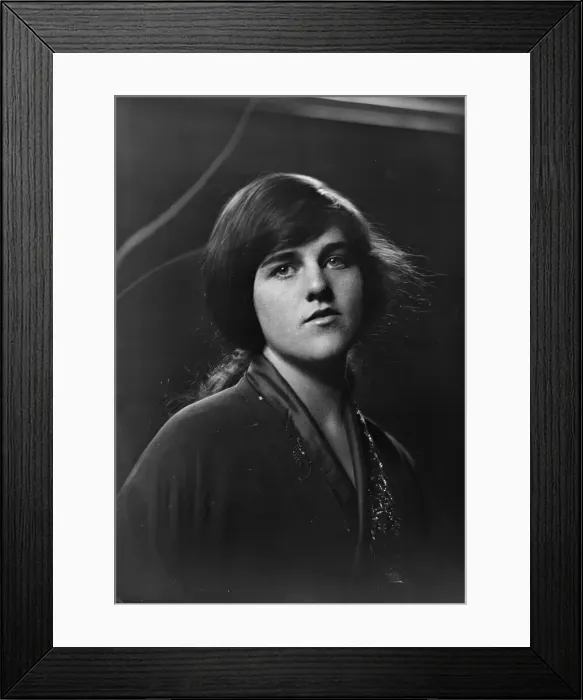 Framed Print : Miss Frances Davidson, portrait photograph, 1919 June 24. Creator: Arnold Genthe Framed Print : Miss Frances Davidson, portrait photograph, 1919 June 24. Creator: Arnold Genthe