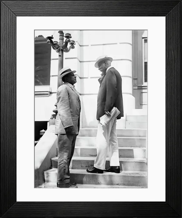 Framed Print : John Reid Silliman, U.S. Consul To Mexico, right, with A. Breceda, 1914. Creator: Harris & Ewing. John Reid Silliman, U.S. Consul To Mexico, right, with A. Breceda, 1914. Creator: Harris & Ewing Framed Print : John Reid Silliman, U.S. Consul To Mexico, right, with A. Breceda, 1914. Creator: Harris & Ewing. John Reid Silliman, U.S. Consul To Mexico, right, with A. Breceda, 1914. Creator: Harris & Ewing